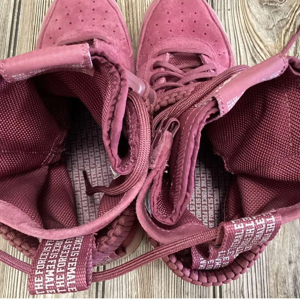 Nike SF Air Force 1 High Dusty Rose Pink Suede Sneakers Women’s 7.5 Tactical AF1 - Picture 9 of 10